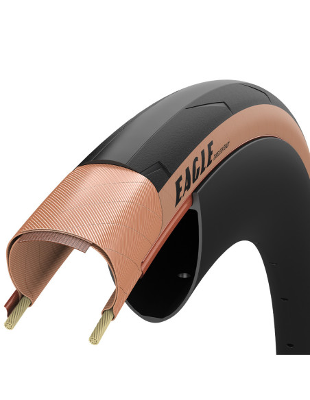  PNEU EAGLE 700X28 TLR PRETO CASTANHO