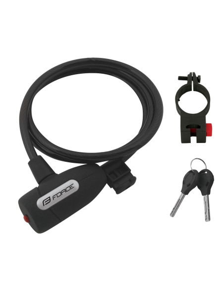 CADEADO LUX 120CM/8MM PRETO