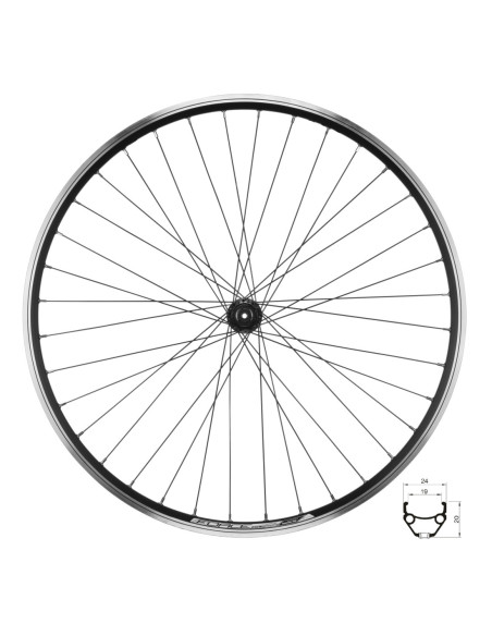 RODA DA FRENTE FORCE CLASSIC 559X19 "V" HBTX500 36SH