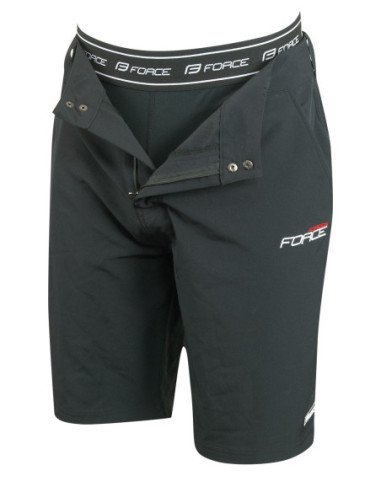 Shorts FORCE BLADE MTB BLACK