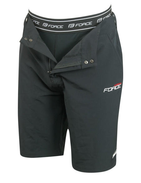  Calções FORCE BLADE MTB PRETO