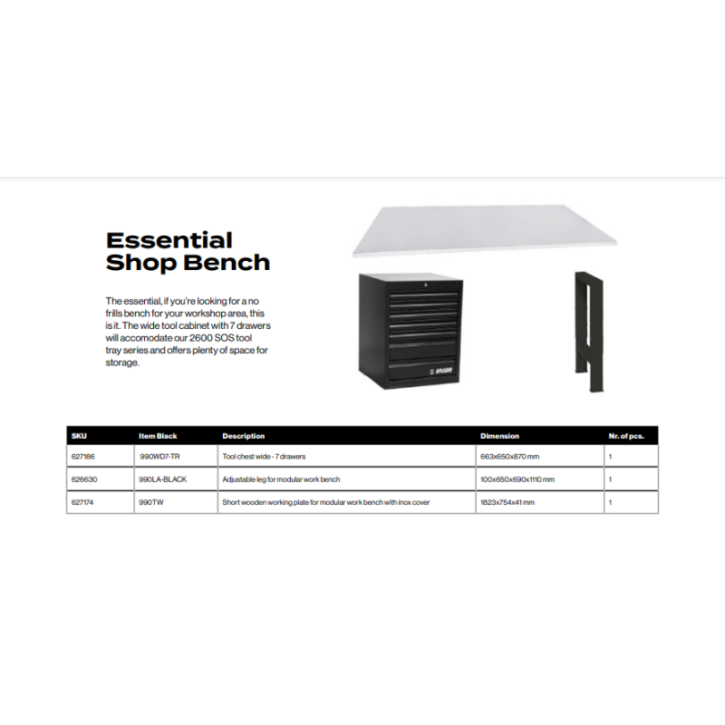 Unior Tools - Essential Shop Bench