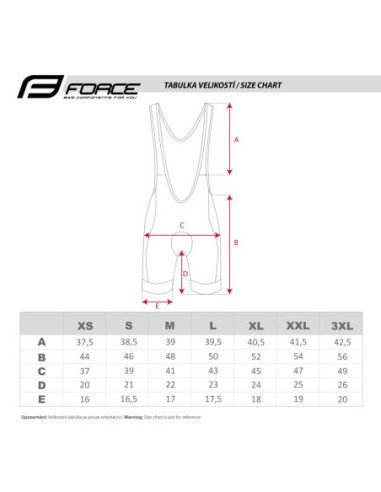 Calções FORCE F STRIPE PRETO-BRANCO
