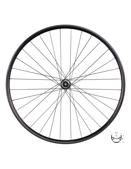 Rueda trasera FORCE BASIC DISC 622x23 TX505-CL 32SH