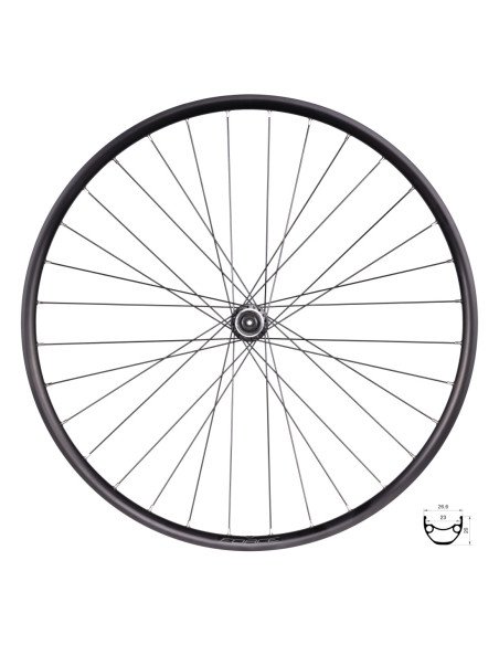 RODA DA FRENTE FORCE XC DISC 622x23 TX505-CL 32S