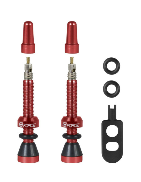 Válvula Tubeless Force VERMELHO