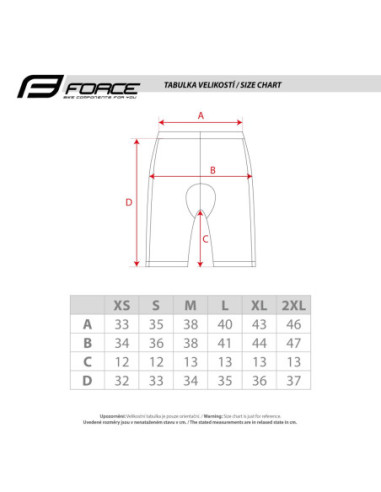 SHORTS FORCE MTB SUPPORT