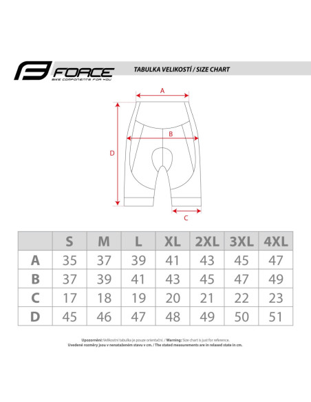  CALÇÕES FORCE PACE