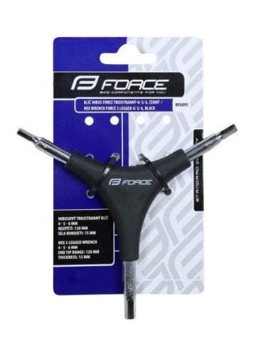  Chave hexagonal 4/5/6