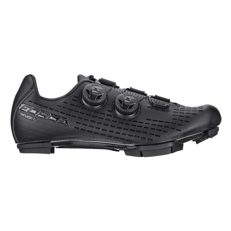 Zapatillas FORCE MTB REVOLT CARBON NEGRO