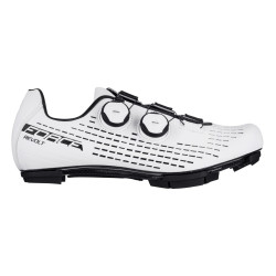 Sapatos FORCE MTB REVOLT CARBON BRANCO