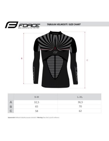  Camisola Interior de Compressão FORCE SNOWSTORM 903415