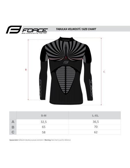  Camisola Interior de Compressão FORCE SNOWSTORM 903415