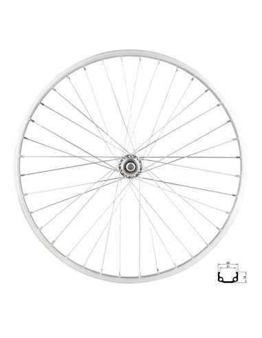 RODA TRASEIRA FORCE RMX 21, 507x21, SILVER, HUB F80429