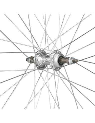 ROUE ARRIÈRE FORCE RMX 21, 507x21, SILVER, HUB F80429