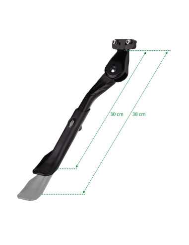 BÉQUILLE FORCE E-BIKE ECO 24-29" ALLIAGE 18/40MM NOIR