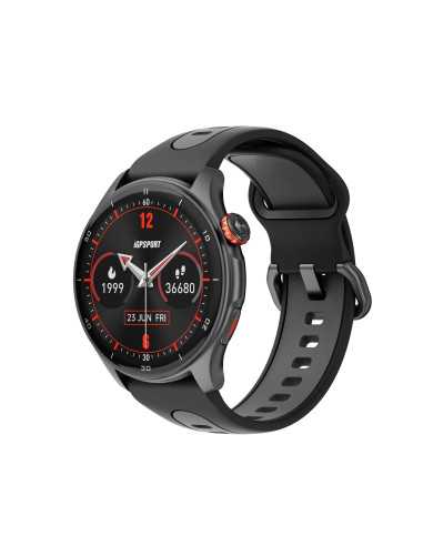 RELÓGIO IGPSPORT LW10, DARKBLACK/TITANIUM SILVER