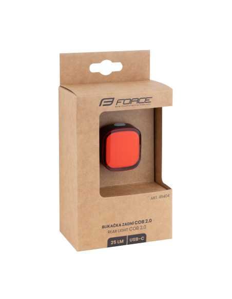 LUZ TRASERA FORCE COB 2.0 25 LM 36X LED USB