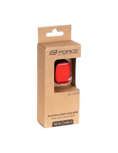 LUZ TRASERA FORCE NUB 50 LM 24 LED USB