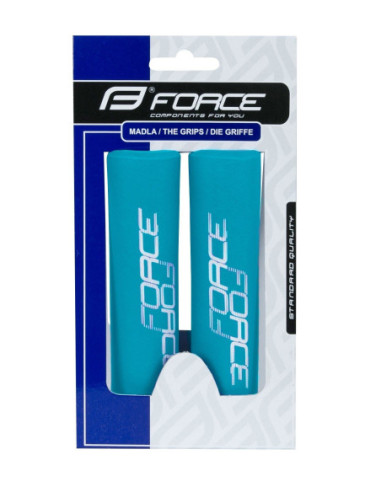  Punhos BTT FORCE LOX silicone AZUL