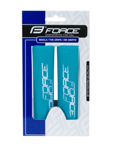  Punhos BTT FORCE LOX silicone AZUL