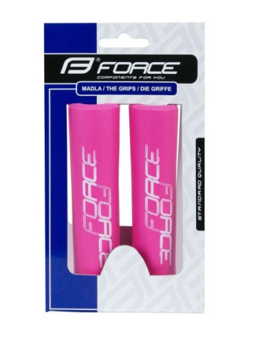  Punhos BTT FORCE LOX silicone ROSA