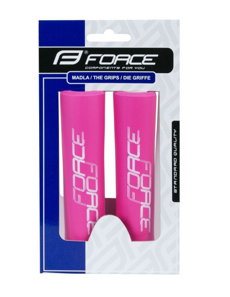 Punhos BTT FORCE LOX silicone ROSA