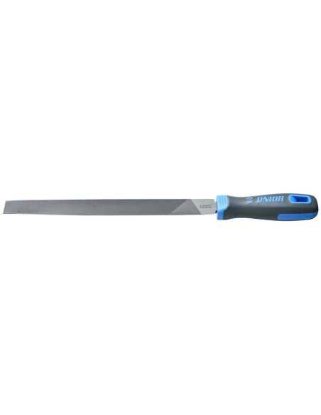 HALF-ROUND FILE WITH HANDLE HALF SMOOTH 200MM