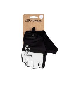 GUANTES FORCE FINE NEGRO-BLANCO 2