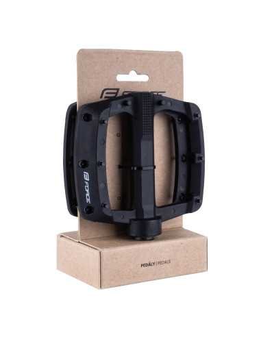 PEDALS FORCE KICK NYLON 3 SEALED BEARINGS BLACK