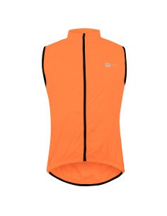 VEST WINDPROOF FORCE WINDPRO SLEEVELESS ORANGE