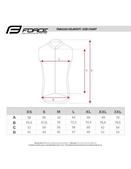 CORTAVIENTOS IMPERMEABLE FORCE WINDPRO SIN MANGAS LARANJA