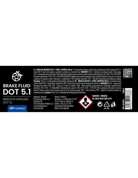 HUILE DE FREIN FORCE DOT 5.1 100ML