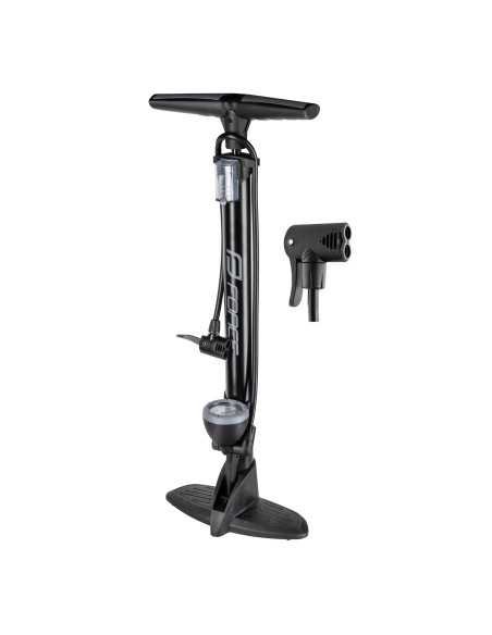 FLOOR PUMP FORCE BONY STEEL-PLASTIC 11 BAR BLACK