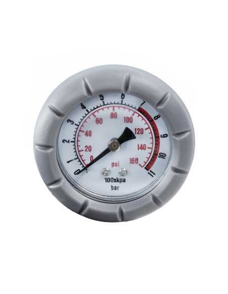 FLOOR PUMP FORCE BONY STEEL-PLASTIC 11 BAR BLACK