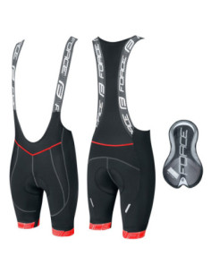 Calções FORCE FAME PRETO-VERMELHO