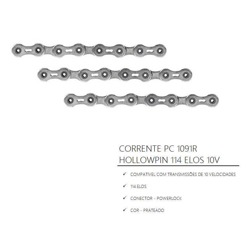 CORRENTE PC 1091R HOLLOWPIN 114 ELOS 10 VELOC.