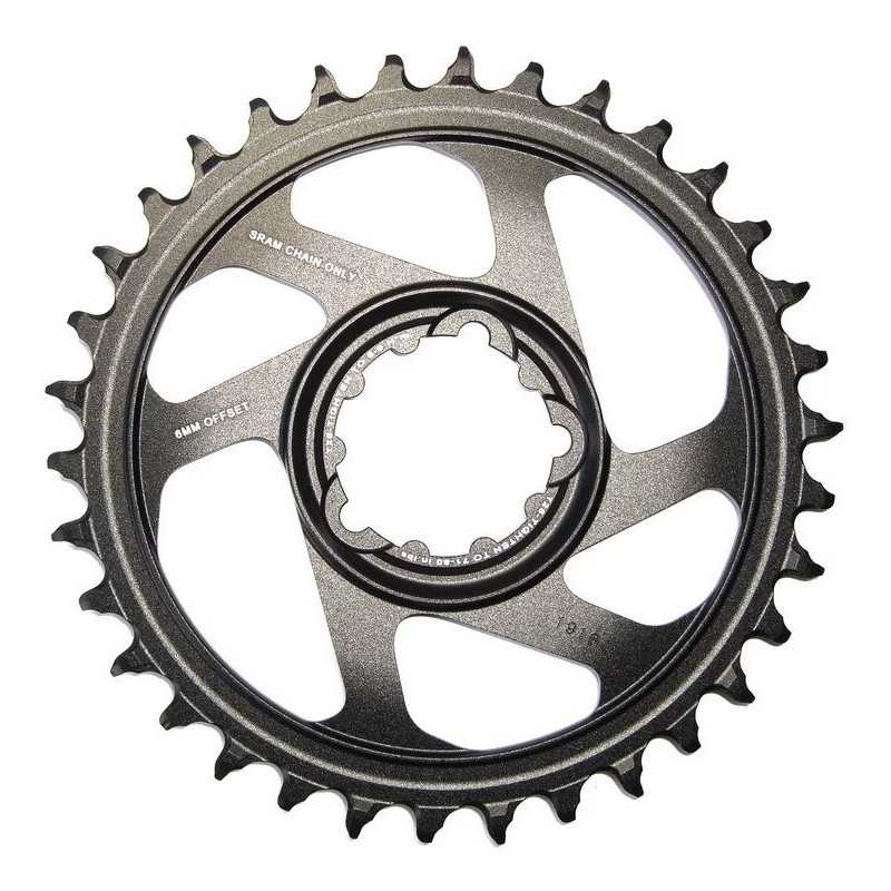 PRATO PEDALEIRO MTB 36D DIRECT MOUNT 6MM 12 VELOC. 