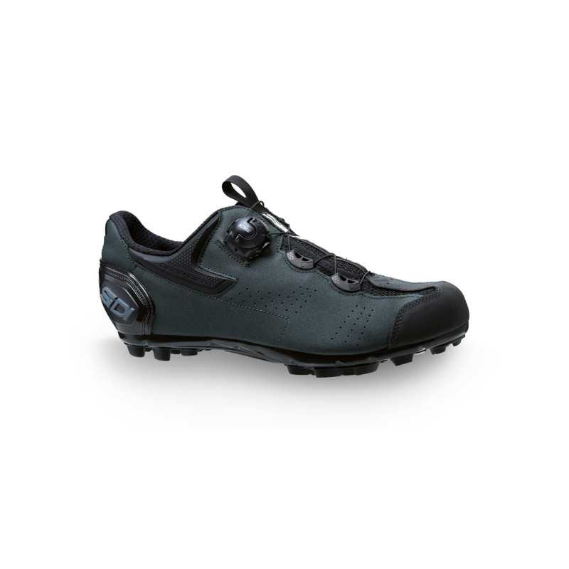 Des chaussures SIDI VTT GRAVEL VERT FONCÉ NOIR