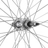 Roue arrière RMX 20 406x20 argent moyeu F80429