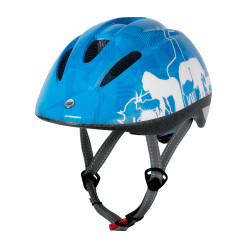 Capacete FORCE FUN ANIMALS criança azul-branco