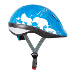 Helmet FORCE FUN ANIMALS child blue-white