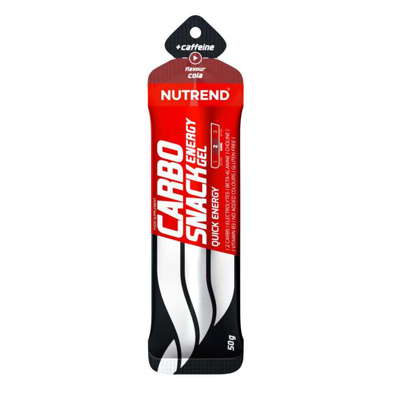 NUTREND CarboSnack gel + CAFFEINE in sachet - 18x50g