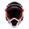 Casco FORCE TIGER downhill negro-rojo-blanco