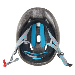 Casque enfant FORCE FUN STRIPES BLANC-GRIS-BLEU