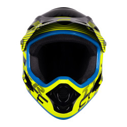 Helmet FORCE TIGER downhill black-fluo-blue