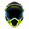 Helmet FORCE TIGER downhill black-fluo-blue