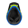 Casque FORCE TIGER downhill noir-fluo-bleu