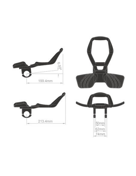  Extensores SIROCCO MINI CLIP-ON ControlTech