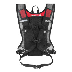 MOCHILA FORCE PILOT 10L PRETO-VERMELHO